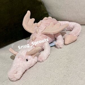 NWT Authentic Jellycat Little Rose Dragon 12“ - HTF - FAST SHIPPING!